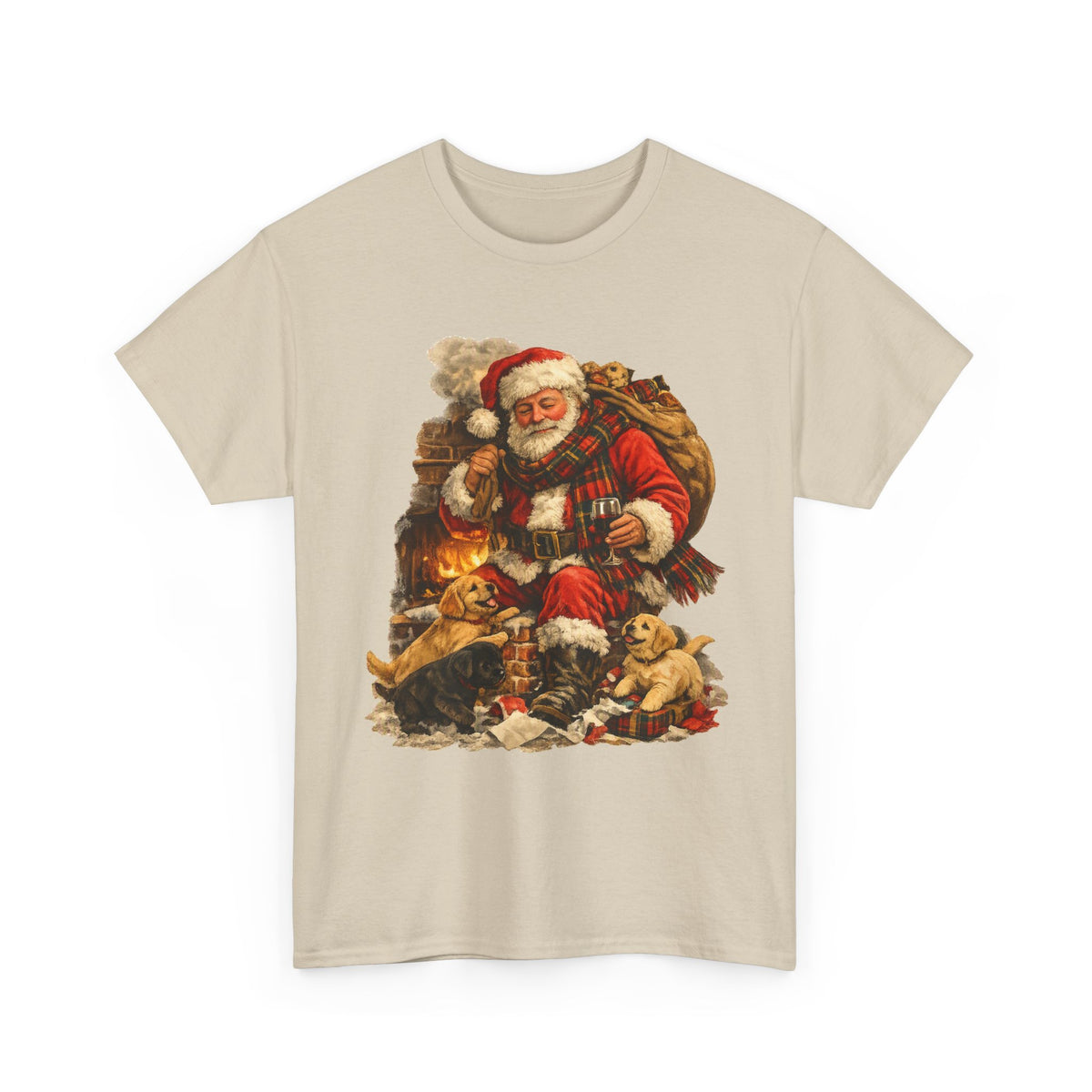 Vintage Santa with Toys Tee | Christmas Holiday Shirt