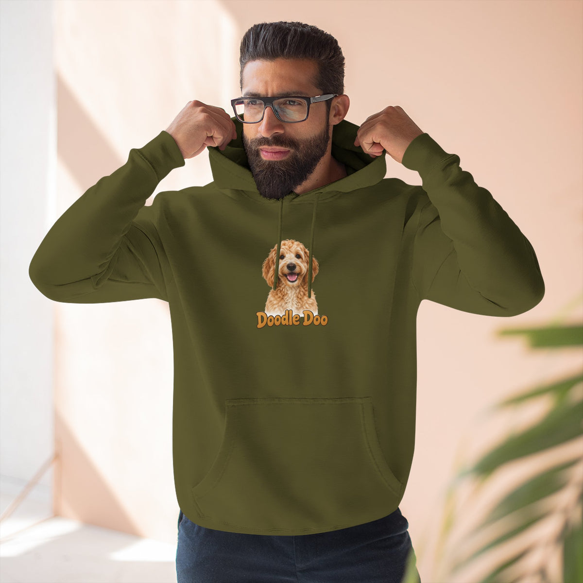 Doodle Doo Dog Portrait Hoodie