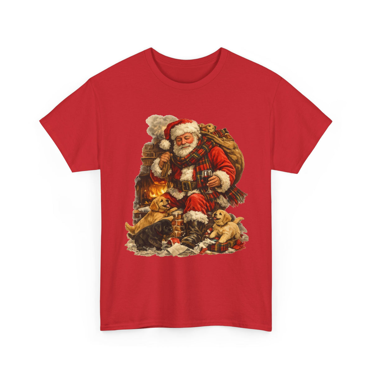 Vintage Santa with Toys Tee | Christmas Holiday Shirt