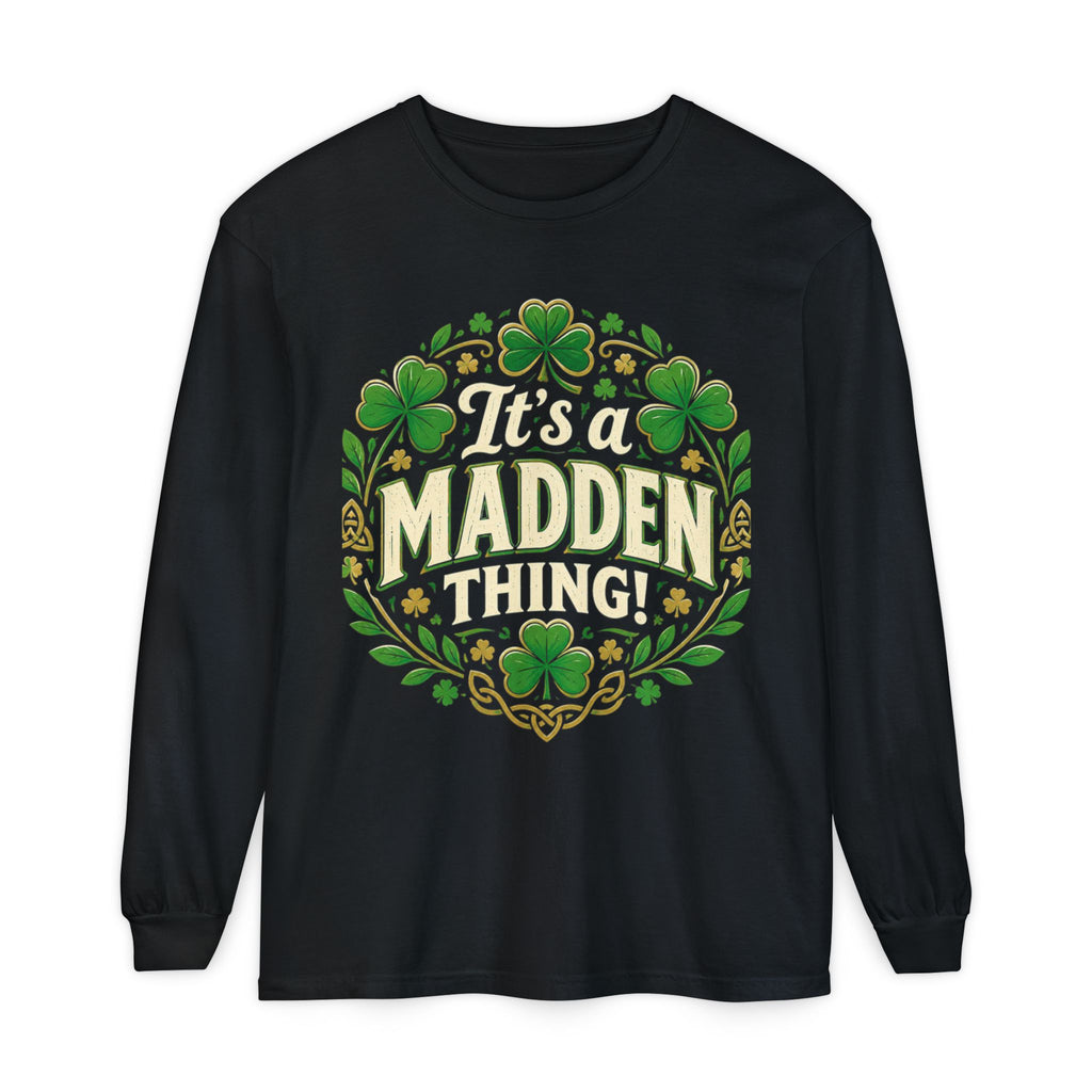 Madden Thing Shamrock Wreath Long Sleeve T-Shirt