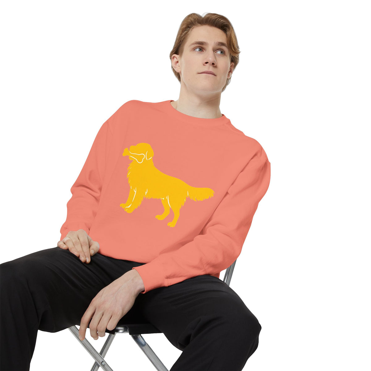 Golden Retriever Silhouette Sweatshirt