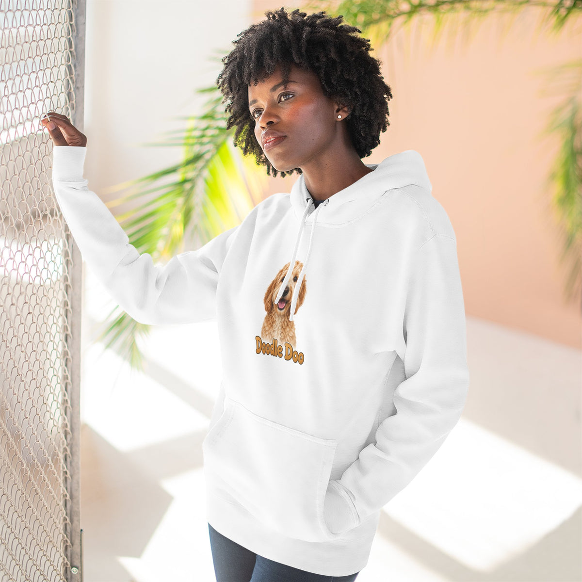 Doodle Doo Dog Portrait Hoodie