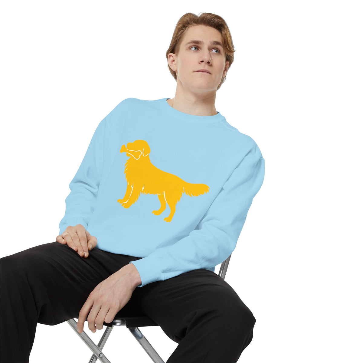 Golden Retriever Silhouette Sweatshirt