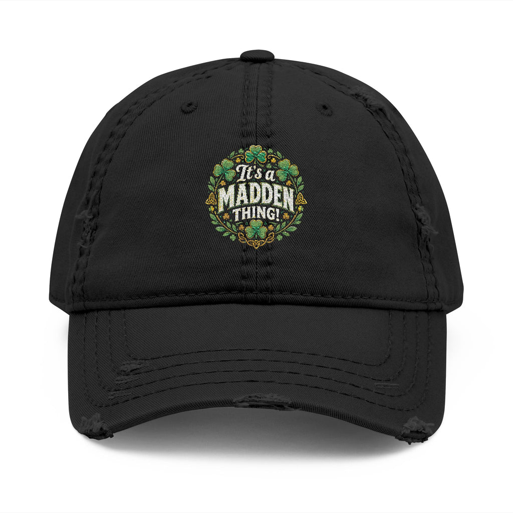 It's a Maddening Thing Floral Embroidered Hat