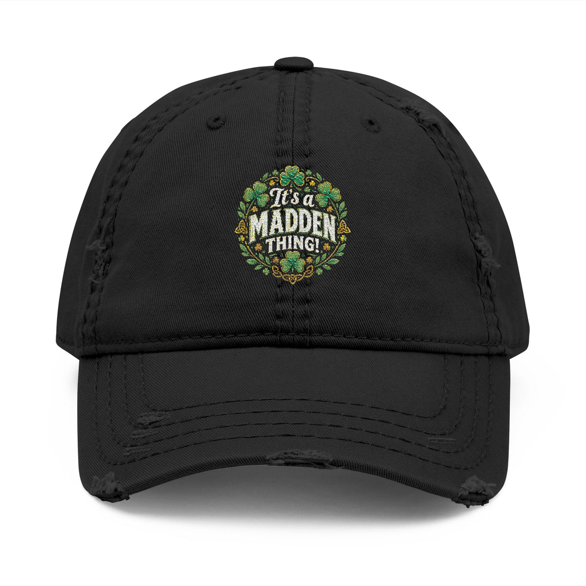 It's a Maddening Thing Floral Embroidered Hat