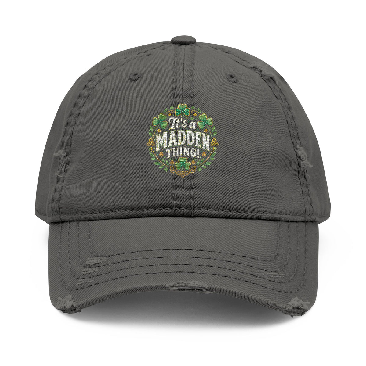 It's a Maddening Thing Floral Embroidered Hat
