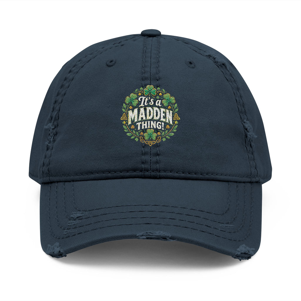 It's a Maddening Thing Floral Embroidered Hat