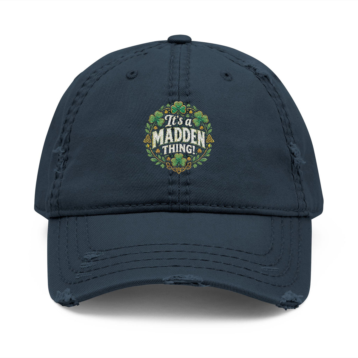 It's a Maddening Thing Floral Embroidered Hat