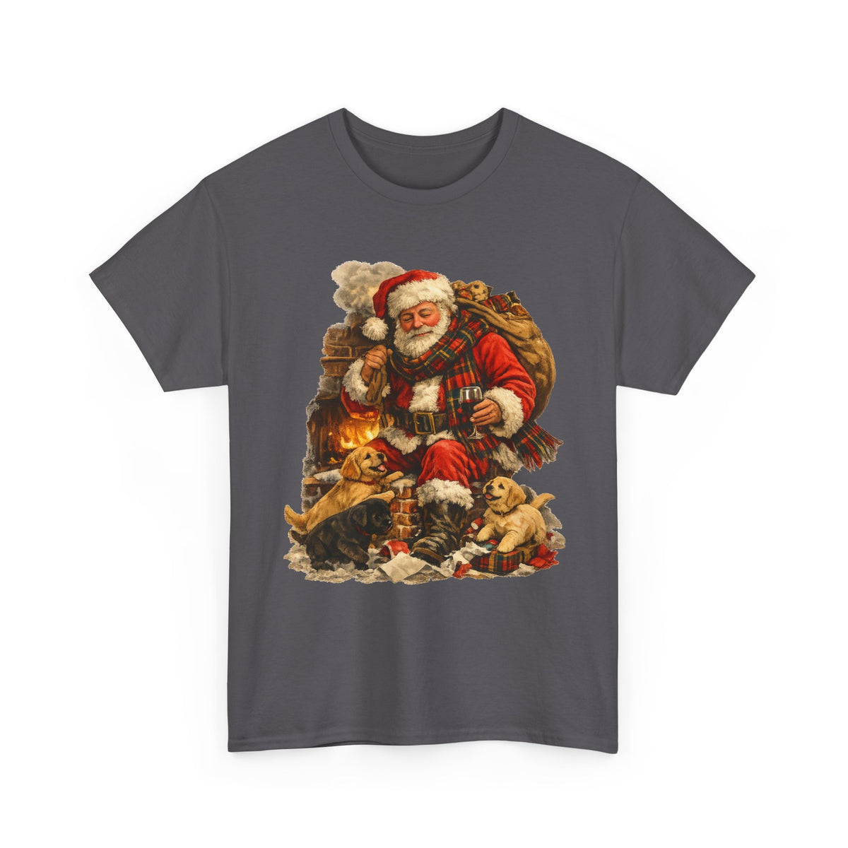 Vintage Santa with Toys Tee | Christmas Holiday Shirt