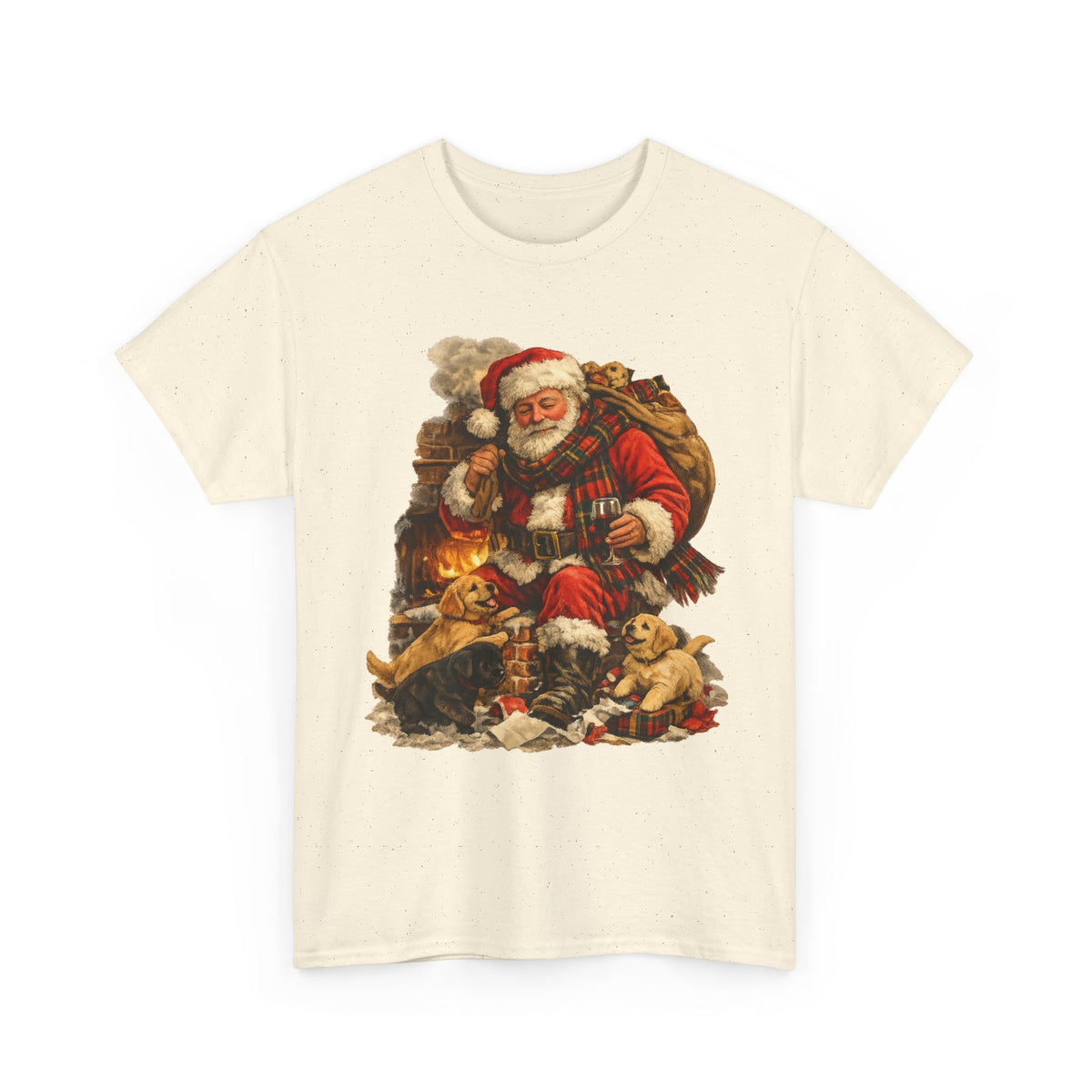 Vintage Santa with Toys Tee | Christmas Holiday Shirt