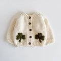 Double shamrock sweater. Great sweater which is warm and fluffy and easy to layer for your loved one.